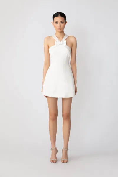 Sau Lee Elsie Mini Dress In White