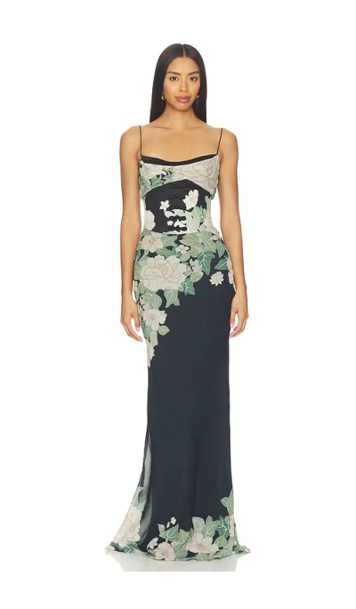 Sau Lee Esme Dress In Black