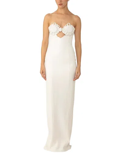 Sau Lee Evelyn Strapless Dress In Yellow