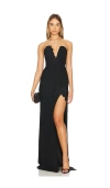 Sau Lee Flora Dress In Black