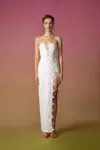 SAU LEE FLORENCE STRAPLESS GOWN
