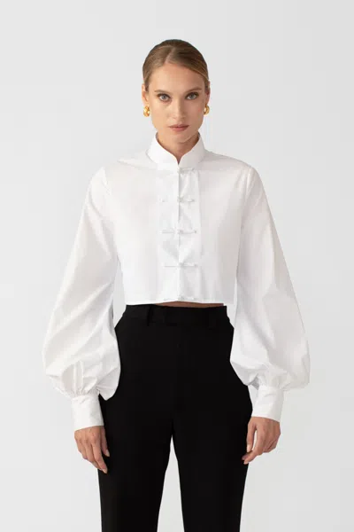 Sau Lee Hendrix Shirt In White