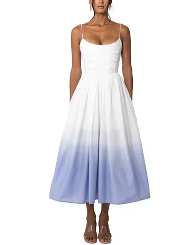 Sau Lee Henley Dress In White