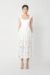 Sau Lee Holland Embroidered Lace Dress