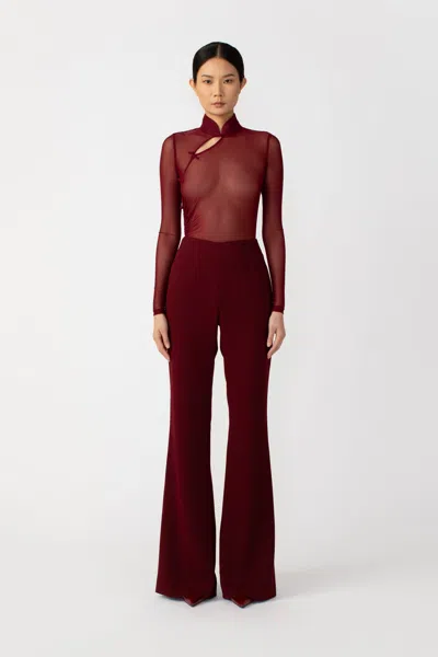 Sau Lee Idris Pant In Bordeaux