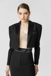 SAU LEE INDYA CROPPED BLAZER