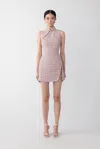 Sau Lee Ines Tweed Mini Dress In Lilac