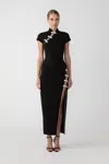 Sau Lee Irissa Midi Dress In Black