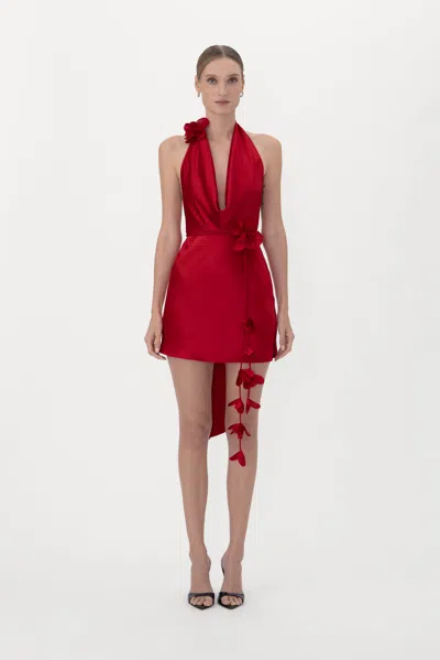Sau Lee Isola Mini Dress In Multi