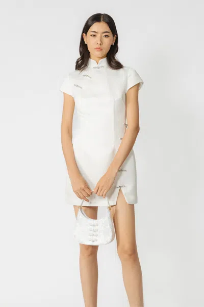 Sau Lee Ivy Mini Dress In White