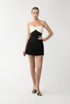 Sau Lee Jace Mini Dress In Black