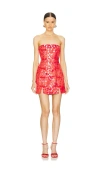 Sau Lee Jenny Dress In Red