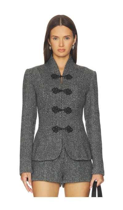Sau Lee Julien Blazer In Gray