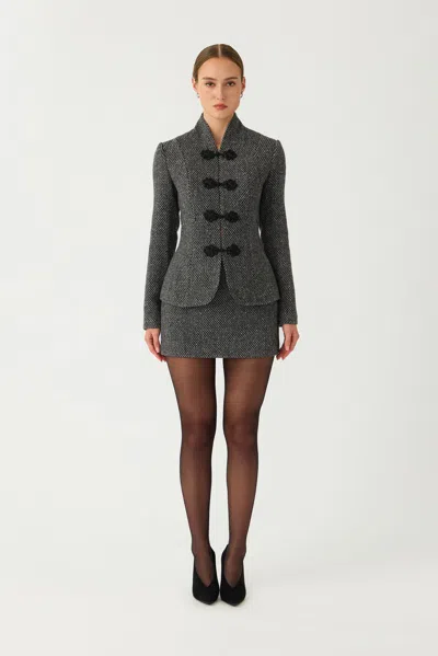 Sau Lee Julien Skirt In Grey