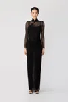 Sau Lee Kai Mesh Dress In Black
