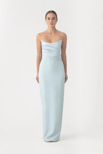 Sau Lee Louisa Gown In Blue