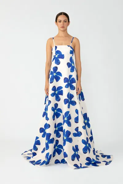 Sau Lee Lucia Dress In White Multi