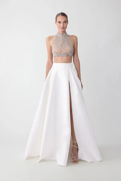 Sau Lee Lucie Skirt In White
