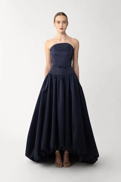 Sau Lee Madeleine Gown In Blue