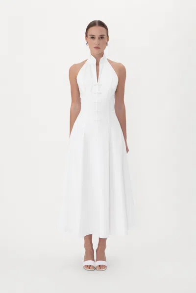 Sau Lee Marilyn Dress In White