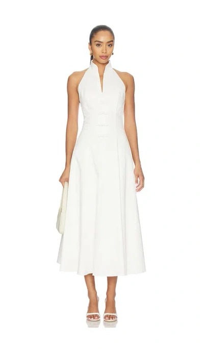 Sau Lee Marilyn Dress In White