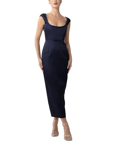 Sau Lee Meadow Midi Dress In Blue