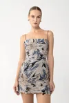 Sau Lee Mera Sequined Mini Dress In Multi