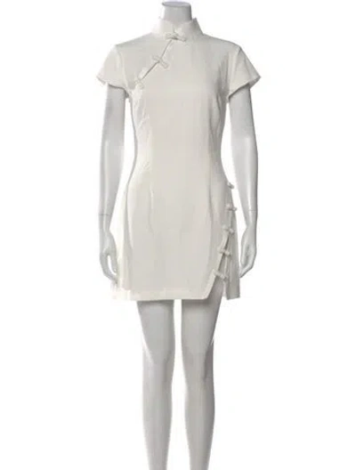 Pre-owned Sau Lee Mini Dress W/ Tags In White