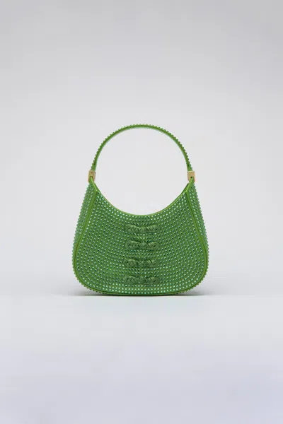 Sau Lee Mini Sau Crystal Mini Bag In Apple Green