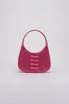 Sau Lee Crystal Mini Bag In Fuchsia