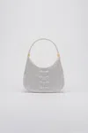 Sau Lee Mini Sau Crystal Mini Bag In Silver
