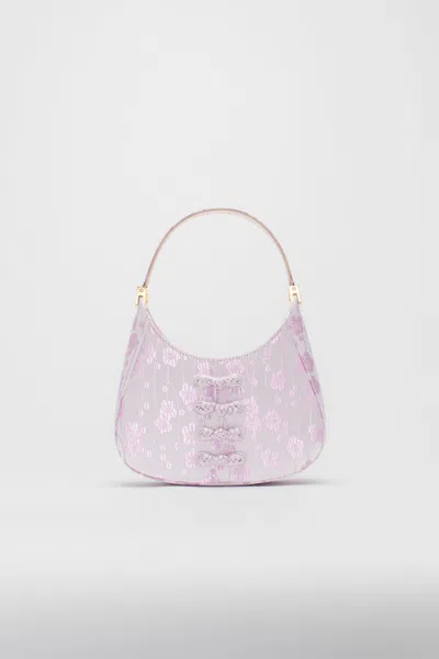 Sau Lee Mini Sau Jacquard Mini Bag In Ice Pink
