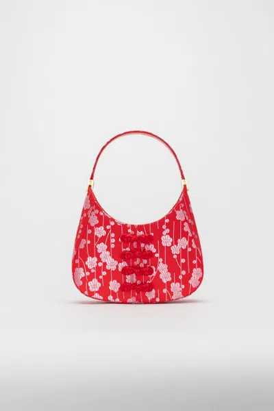 Sau Lee Mini Sau Jacquard Mini Bag In Lucky Red