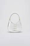 Sau Lee Mini Sau Patent Mini Bag In Silver