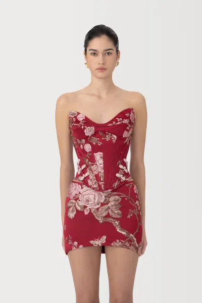 Sau Lee Nico Brocade Top