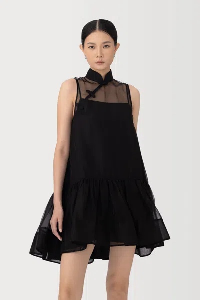 Sau Lee Nissa Mini Dress In Black