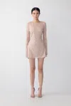 Sau Lee Odessa Dress In Nude