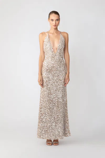 Sau Lee Ollie Gown In Nude