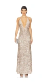Sau Lee Ollie Gown In Nude