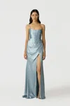 Sau Lee Pasha Gown In Blue