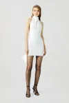 Sau Lee Patsy Backless Mini Dress In Ivory