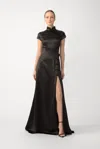 SAU LEE PIA SATIN GOWN