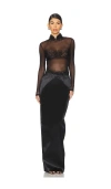 Sau Lee Po Gown In Black