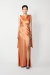 Sau Lee Priscilla Satin Gown
