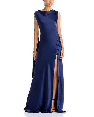 Sau Lee Priscilla Gown In Blue
