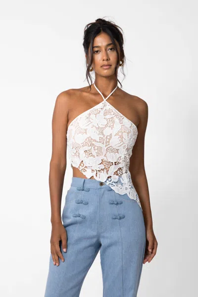 Sau Lee Rava Lace Top