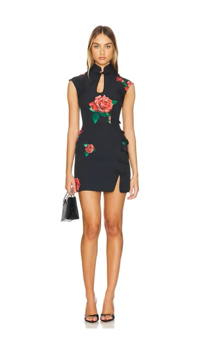 Sau Lee Raya Dress In Black
