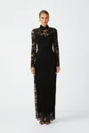 Sau Lee Rebecca Dress In Black