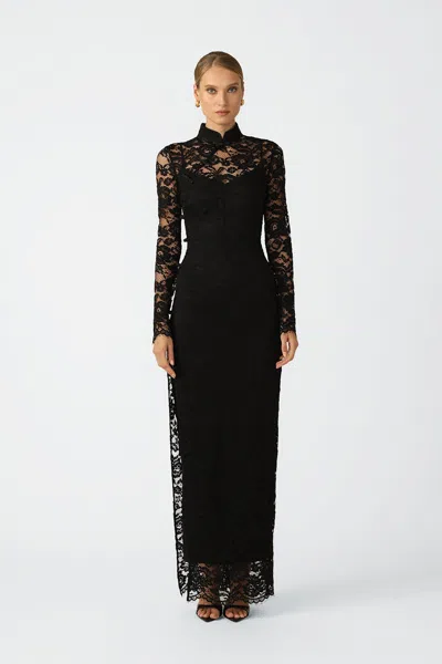 SAU LEE REBECCA LACE DRESS