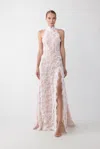 Sau Lee Rosana Lace Dress In White